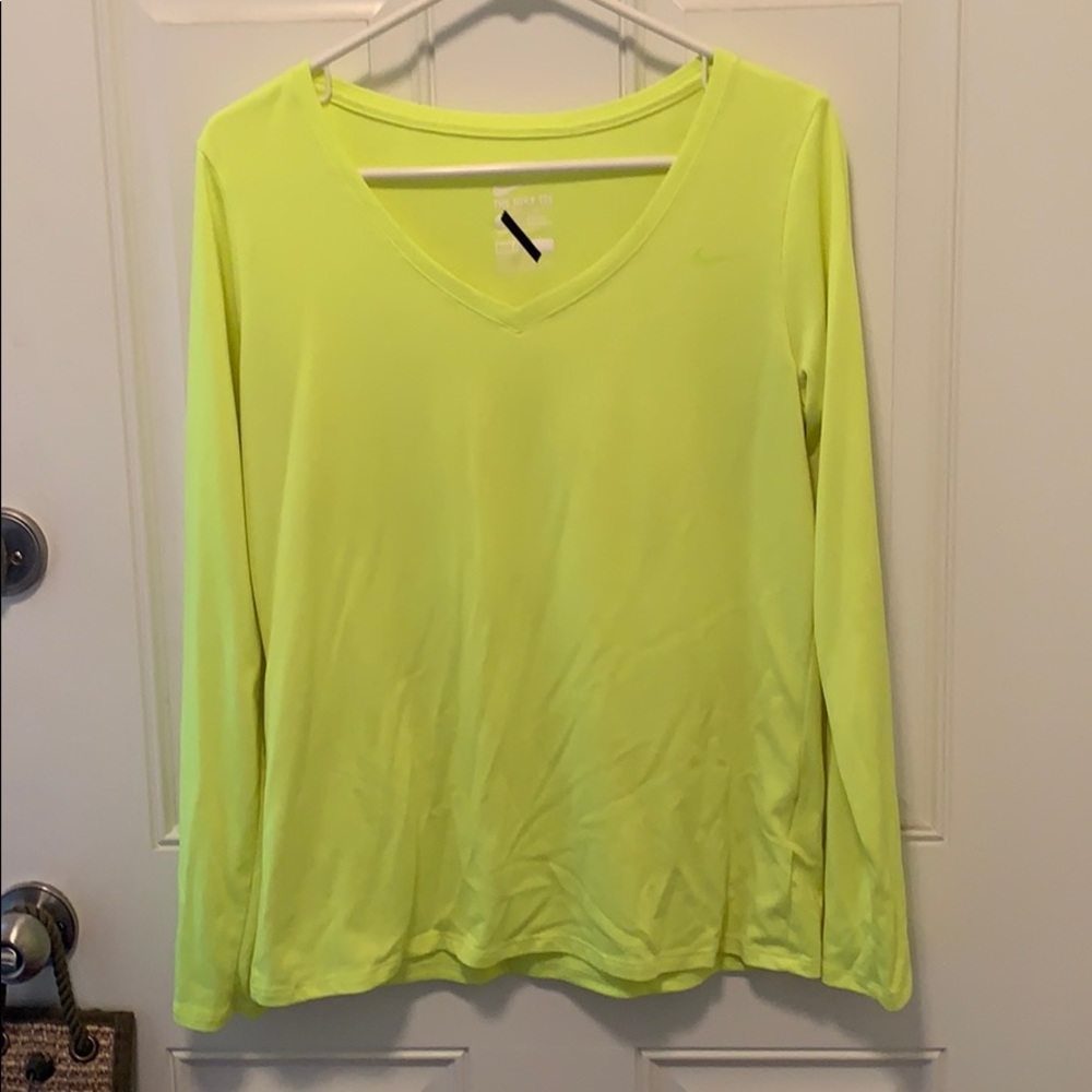 Nike neon top